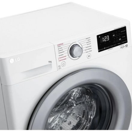 Стиральная машина LG F2V3HS4W кл.:A фронт. макс.:7кг белый инвертер