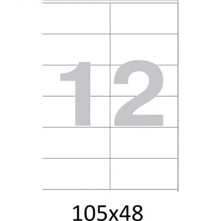 Этикетки самоклеящиеся ProMega Label Basic 105×48 мм A4 12 штук на листе белые (50 листов в упаковке) Этикетки самоклеящиеся ProMega Label Basic 105×48 мм A4 12 штук на листе белые (50 листов в упаковке)
