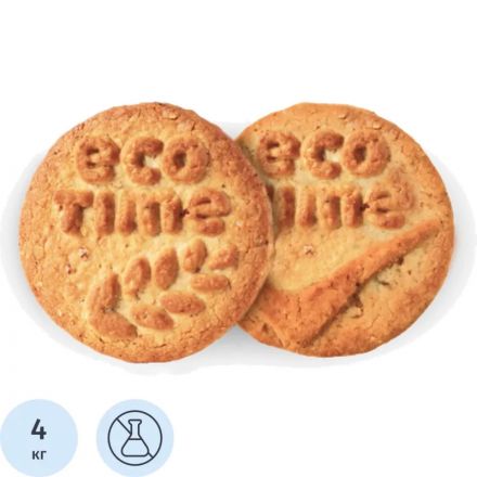 Печенье EcoTime Сладонеж со злаками, 4кг/уп Печенье EcoTime Сладонеж со злаками, 4кг/уп