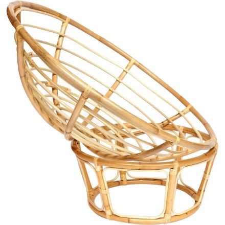 Кресло PAPASAN ECO P115-1/SP STD / c под, ремеш /, натур, флок Олива, 23