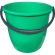 Ведро хозяйственное Крепыш 13л пластиковое зеленое
