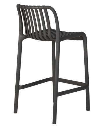Набор 3 шт Стул полубарный DOBRIN CHLOE, темно-серый
