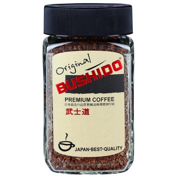 Кофе растворимый Bushido Original 50 г (стекло)