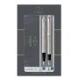 Набор Parker "IM Duo": шар. ручка IM Stainless Steel CT, синяя, 1,0мм + перьевая ручка IM Stainless Steel CT, подарочная упаковка
