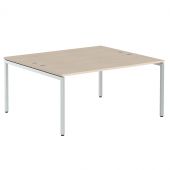 Стол 2-х местный XWST 1614 Бук Тиара/Алюминий 1600х1406х750 XTEN-S Стол 2-х местный XWST 1614 Бук Тиара/Алюминий 1600х1406х750 XTEN-S
