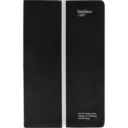 Еженедельник датированный 2027 IF 130x205 64л мяг рез Безгранич I2037/black Еженедельник датированный 2027 IF 130x205 64л мяг рез Безгранич I2037/black