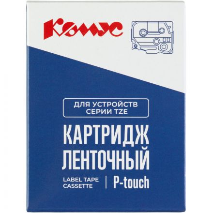 Картридж Комус TZE-M961(Brother TZE-M961 чер. на металлизированном,36мм/8м)