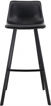 Стул барный Everprof Signal Экокожа Черный