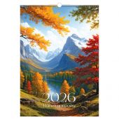 Календарь настенный перекидной на гребне, 340*480 мм 6л. BG "Природа", 2026г.