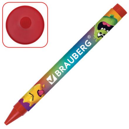 Восковые мелки BRAUBERG "МОНСТРИКИ", 12 цветов, 273238 Восковые мелки BRAUBERG "МОНСТРИКИ", 12 цветов, 273238