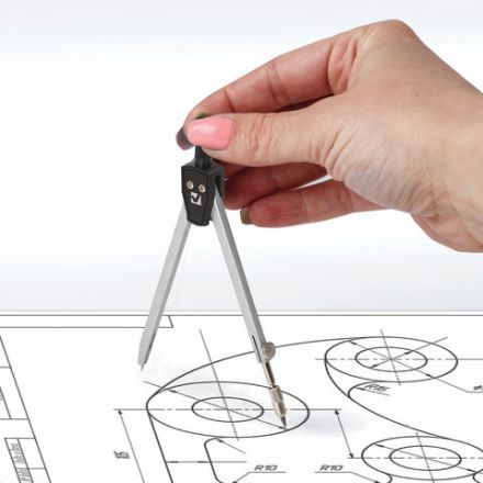 Готовальня BRAUBERG "Architect", 4 предмета: циркуль 135 мм, держатель для карандашей, точилка, грифель, 210657 Готовальня BRAUBERG "Architect", 4 предмета: циркуль 135 мм, держатель для карандашей, точилка, грифель, 210657