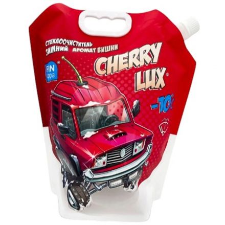 Жидкость незамерзающая марка 02,Fin tippa -10С,Cherry lux,3л,Дой-пак Жидкость незамерзающая марка 02,Fin tippa -10С,Cherry lux,3л,Дой-пак