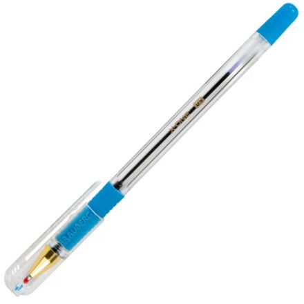 Ручки шариковые с грипом BRAUBERG "X-ONE", НАБОР 10 ШТУК, СИНИЕ, корпус прозрачный, узел 0,5 мм, линия письма 0,35 мм, 143990 Ручки шариковые с грипом BRAUBERG "X-ONE", НАБОР 10 ШТУК, СИНИЕ, корпус прозрачный, узел 0,5 мм, линия письма 0,35 мм, 143990