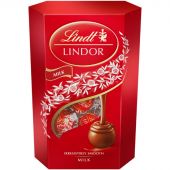 Конфеты LINDOR из молочного шоколада с молочной начинкой пралине,200г