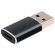 Переходник USB 3.1 AM/Type-C (F), CABLEXPERT 5 Гбит/с, QC3.0, металлический корпус, Pro, черный, A-USB3.1-AMCF Переходник USB 3.1 AM/Type-C (F), CABLEXPERT 5 Гбит/с, QC3.0, металлический корпус, Pro, черный, A-USB3.1-AMCF