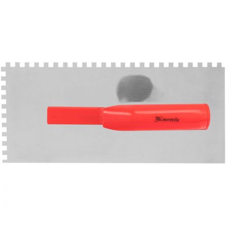 Гладилка стальная 280х130 мм зуб 6х6 пластмассовая ручка Matrix 86775 Гладилка стальная 280х130 мм зуб 6х6 пластмассовая ручка Matrix 86775