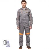 Костюм рабочий летний муж. л29-КПК т.сер/оранж (р.44-46) 182-188