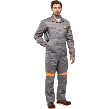 Костюм рабочий летний муж. л29-КПК т.сер/оранж (р.44-46) 182-188