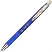 Ручка шариковая автоматическая Unimax Top Tek RT Gold DC синяя (толщина линии 0.5 мм)