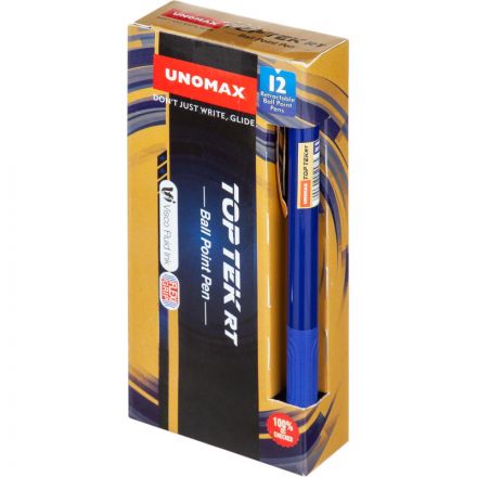 Ручка шариковая автоматическая Unimax Top Tek RT Gold DC синяя (толщина линии 0.5 мм) Ручка шариковая автоматическая Unimax Top Tek RT Gold DC синяя (толщина линии 0.5 мм)