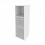 Style Шкаф средний узкий левый Л.СУ-2.2 (L) Белый 412*410*1215