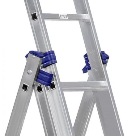 Лестница Алюмет алюминиевая трехсекционная 3x6 5306 Лестница Алюмет алюминиевая трехсекционная 3x6 5306