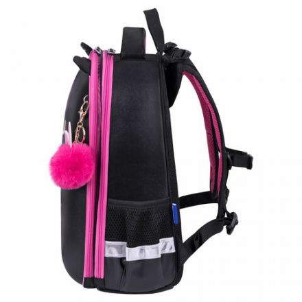 Ранец BRAUBERG SHINY, 2 отделения, с брелоком, "Glad to be cat", 38х28х14 см, 271382 Ранец BRAUBERG SHINY, 2 отделения, с брелоком, "Glad to be cat", 38х28х14 см, 271382