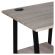 Стол на металлокаркасе BRABIX "LOFT CD-006", 1200х500х730 мм, 2 полки, цвет дуб антик, 641225