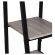 Стол на металлокаркасе BRABIX "LOFT CD-006", 1200х500х730 мм, 2 полки, цвет дуб антик, 641225