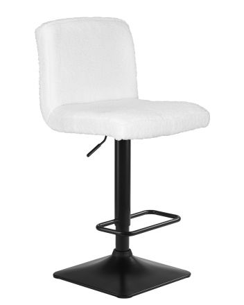 Набор 2 шт Стул барный DOBRIN LEO, белый букле (13)