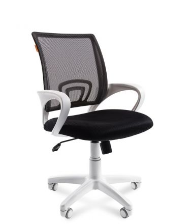 Офисное кресло Chairman 696 Россия белый пластик TW-11/TW-01 черный