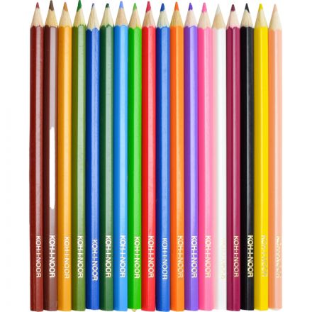 Карандаши цветные KOH-I-NOOR ЖИВОТНЫЕ 18 цв. 3553/18 8 KS