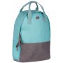 Рюкзак ArtSpace Casual "Soft mint"38*30*13см, 1 отделение, 2 кармана, иск. замша/канва