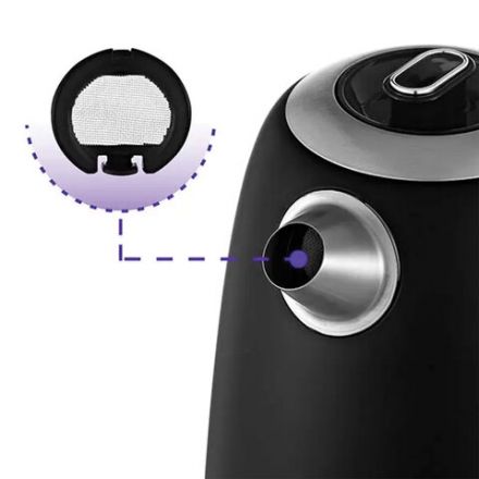 Чайник KITFORT КТ-6121-1, 1,7 л, 2200 Вт, закрытый нагревательный элемент, LED-дисплей, ТЕРМОРЕГУЛЯТОР, сталь, черный Чайник KITFORT КТ-6121-1, 1,7 л, 2200 Вт, закрытый нагревательный элемент, LED-дисплей, ТЕРМОРЕГУЛЯТОР, сталь, черный