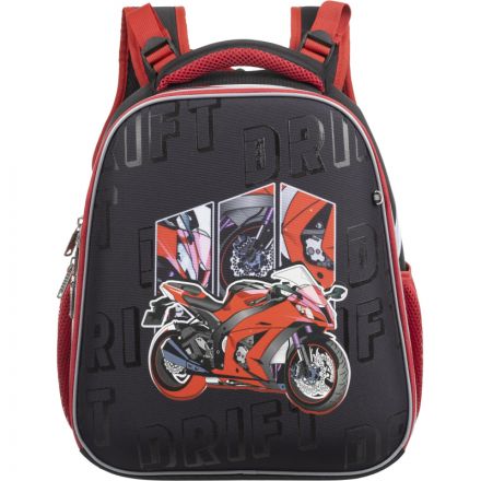 Ранец Комус Класс Basic  Urban Moto , 2 отд, эргоном спинка