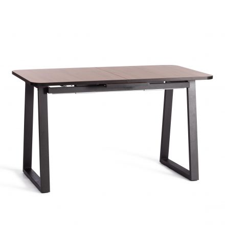 Стол MALTIDO ЛДСП/HPL/металл, 130 х 75+30 х 75 см, Дуб Вотан/чёрный Стол MALTIDO ЛДСП/HPL/металл, 130 х 75+30 х 75 см, Дуб Вотан/чёрный