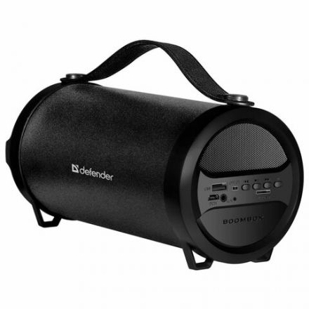 Колонка портативная DEFENDER G24, 1.0, 10 Вт, Bluetooth, FM-тюнер, microSD, чёрная, 65124 Колонка портативная DEFENDER G24, 1.0, 10 Вт, Bluetooth, FM-тюнер, microSD, чёрная, 65124