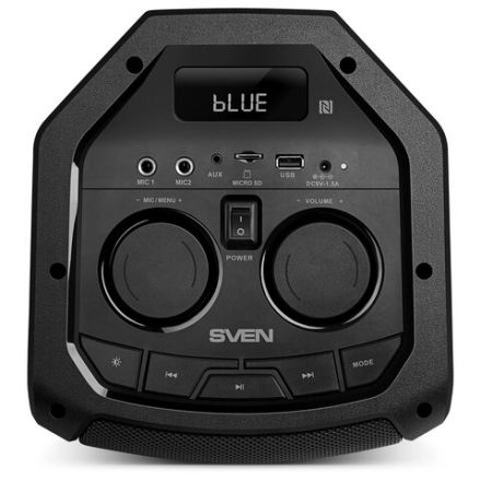 Колонка портативная SVEN PS-710, 100 Вт, TWS, Bluetooth, FM, USB, microSD, LED-дисплей, черный, SV-021696 Колонка портативная SVEN PS-710, 100 Вт, TWS, Bluetooth, FM, USB, microSD, LED-дисплей, черный, SV-021696