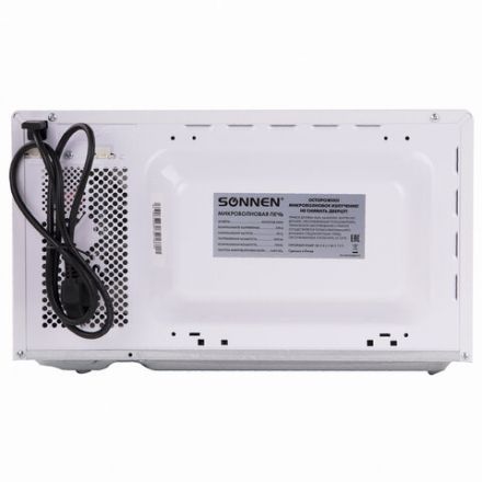 Микроволновая печь SONNEN MW2070B-5MW, 20 л, 700 Вт, таймер, механическое управление, белая, 454654 Микроволновая печь SONNEN MW2070B-5MW, 20 л, 700 Вт, таймер, механическое управление, белая, 454654