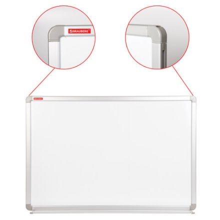 Доска магнитно-маркерная 60х90 см, улучшенная алюминиевая рамка, ГАРАНТИЯ 10 ЛЕТ, BRAUBERG Premium, 231714 Доска магнитно-маркерная 60х90 см, улучшенная алюминиевая рамка, ГАРАНТИЯ 10 ЛЕТ, BRAUBERG Premium, 231714