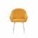 Стул с подлокотниками Leset Вайд, каркас Белый, велюр Горчица Горчица, Ткань Велюр Стул с подлокотниками Leset Вайд, каркас Белый, велюр Горчица Горчица, Ткань Велюр