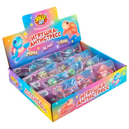 Игрушка-антистресс "ПРОЗРАЧНАЯ ЧЕРЕПАШКА", 8 см, ассорти 4 цвета, дисплей, JOLLY JOT (ДЖОЛЛИ ДЖОТ), 665796 Игрушка-антистресс "ПРОЗРАЧНАЯ ЧЕРЕПАШКА", 8 см, ассорти 4 цвета, дисплей, JOLLY JOT (ДЖОЛЛИ ДЖОТ), 665796