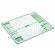 Коврик силиконовый для раскатки/запекания 40х60 см, зеленый, ПОДАРОК пластиковый нож, DASWERK (ДАСВЕРК), 608426 Коврик силиконовый для раскатки/запекания 40х60 см, зеленый, ПОДАРОК пластиковый нож, DASWERK (ДАСВЕРК), 608426