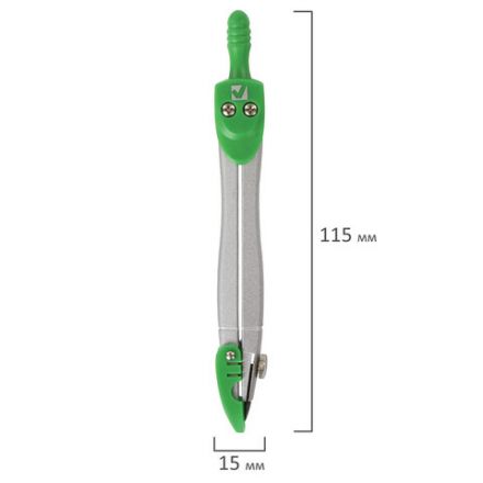 Готовальня BRAUBERG "Klasse", 3 предмета: циркуль 115 мм с колпачком, грифель, точилка, пенал с подвесом, 210330 Готовальня BRAUBERG "Klasse", 3 предмета: циркуль 115 мм с колпачком, грифель, точилка, пенал с подвесом, 210330