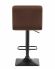 Стул барный DOBRIN DOMINIC, шоколадный велюр (MJ9-111) Стул барный DOBRIN DOMINIC, шоколадный велюр (MJ9-111)