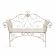 Скамья Secret de Maison BEAUJOLAIS (mod. PL08-8574) металл, 136х46х96см, белый антик (antique white)