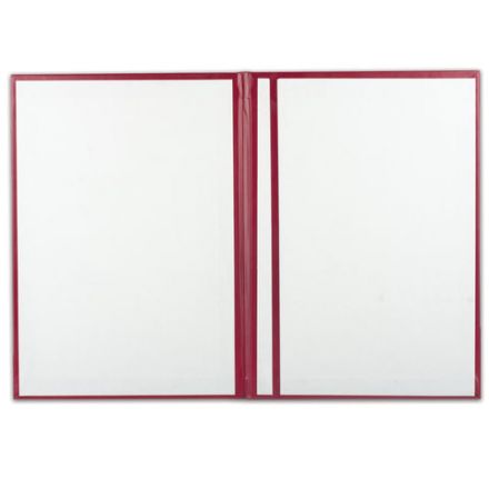 Папка адресная бумвинил бордовый, "Герб России", формат А4, STAFF, 122741