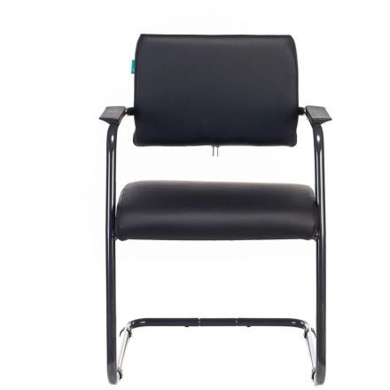 Стул VB _CH-271N-V черный Leather Black эко.кожа полозья металл черный Стул VB _CH-271N-V черный Leather Black эко.кожа полозья металл черный