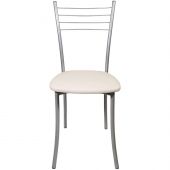 Стул MKM_Бистро lite ваниль крап/хром