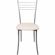 Стул MKM_Бистро lite ваниль крап/хром